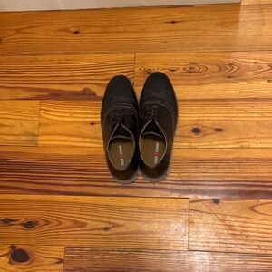 Deer Stags Black Men's Oxfords